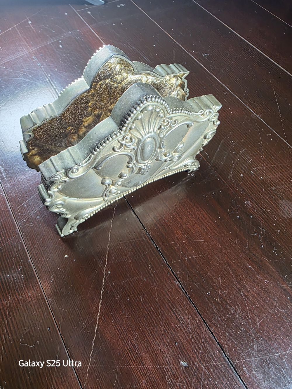 International Silver Company Silverplate Ornate Victorian Style Napkin Holder